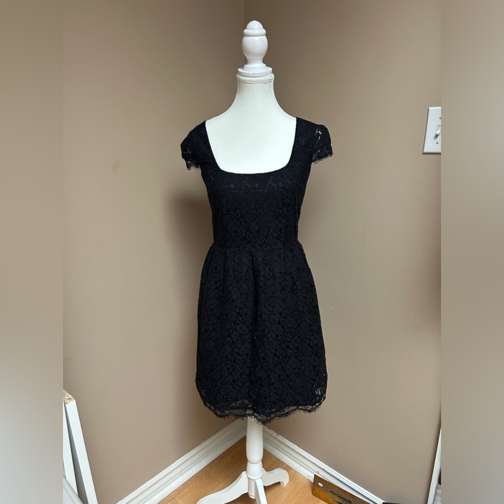 Jacob Black Lace Mini Dress